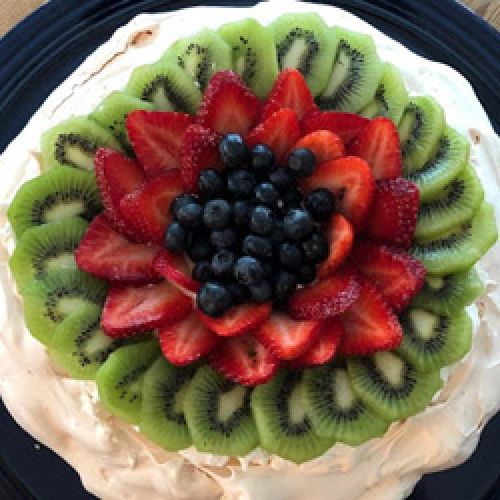 Pavlova with Fresh Berries