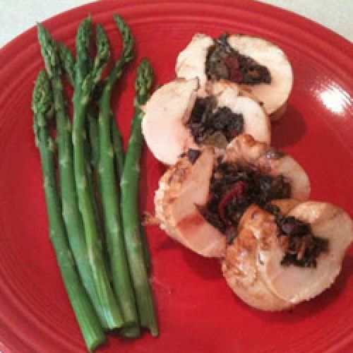 Swiss Chard Stuffed Chicken Breast